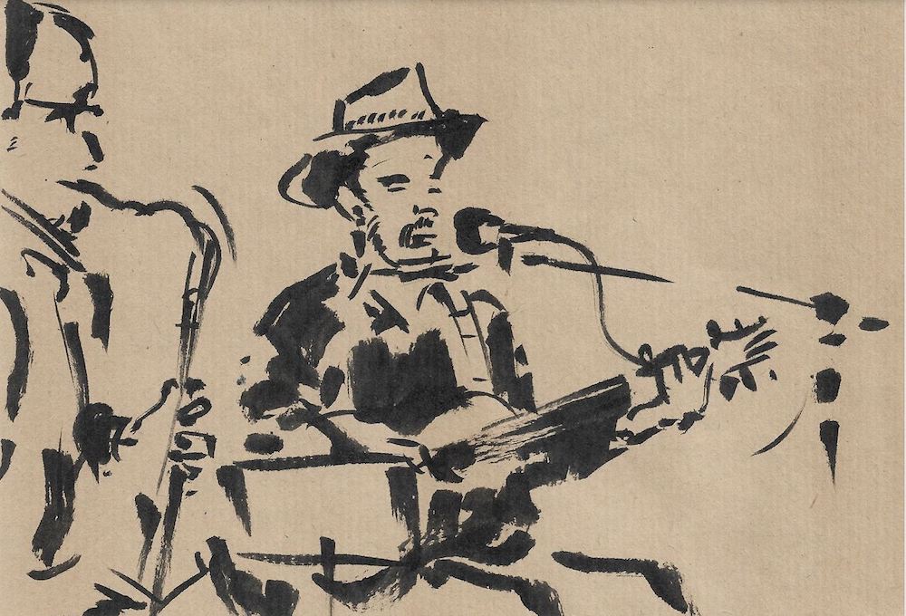 Yann Forestier et Mick &agrave; la f&ecirc;te pop du 25 janvier &agrave; Granville