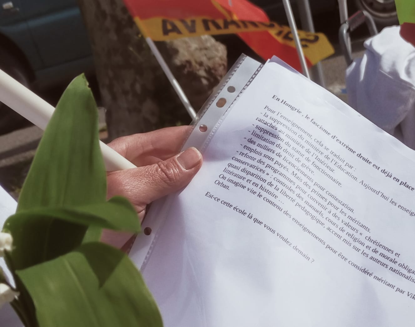 Manifestation du 1er mai &agrave; Avranches