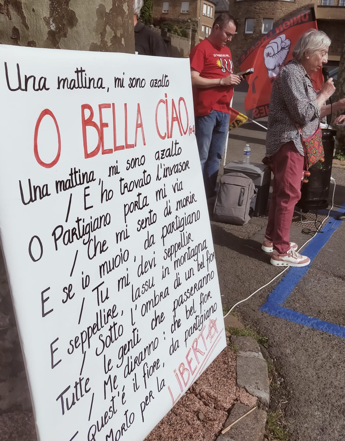 Manifestation du 1er mai &agrave; Avranches