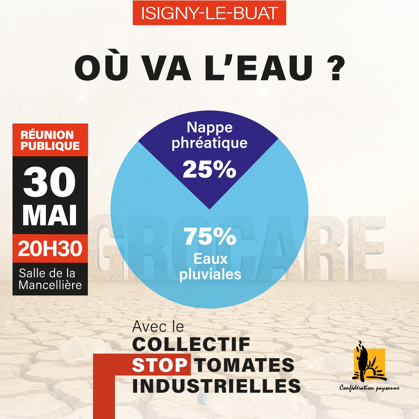 R&eacute;union publique du collectif Stop Tomates