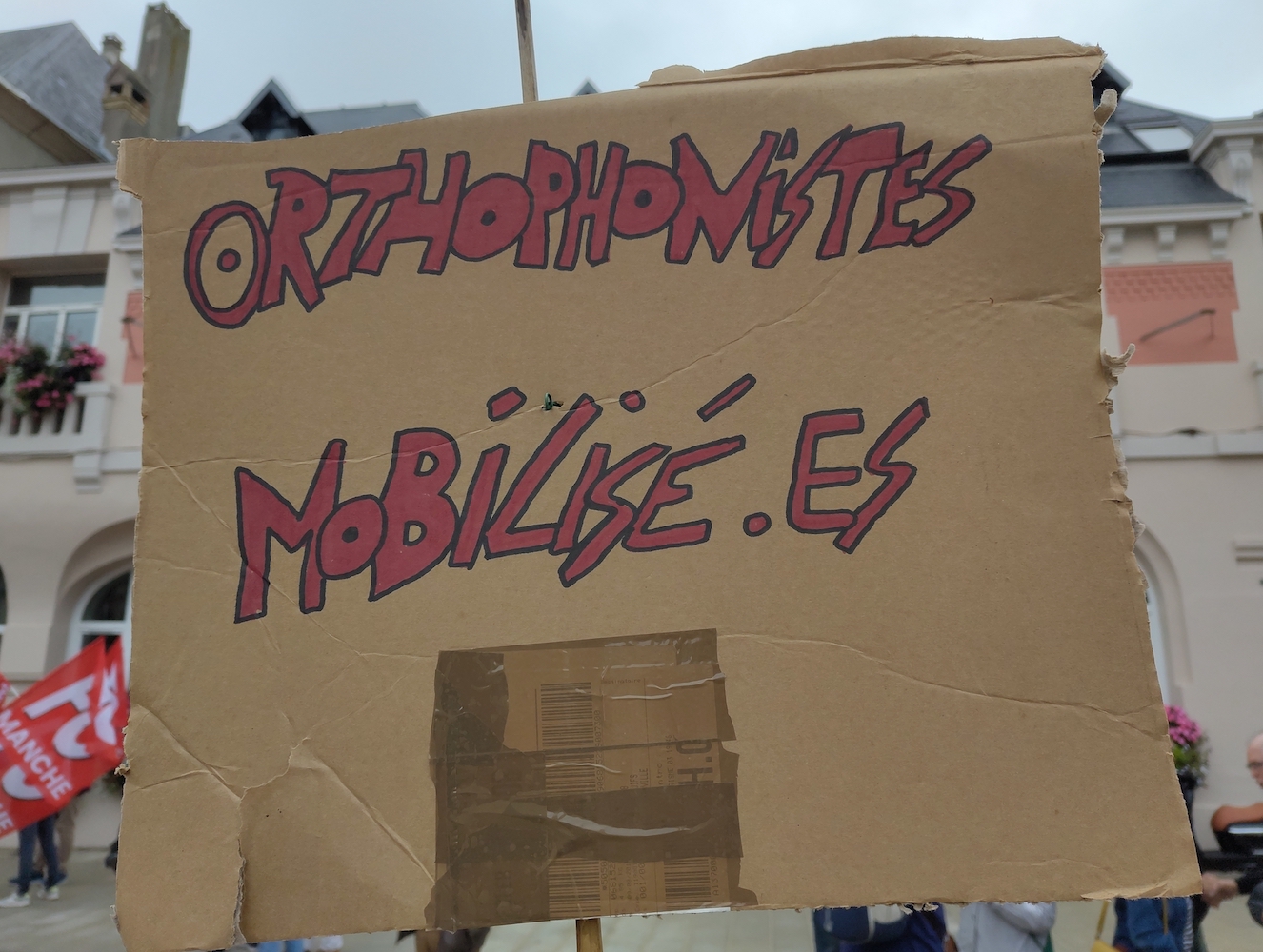 pancarte d'orthophoniste vue &agrave; Granville le 18 septembre 2025