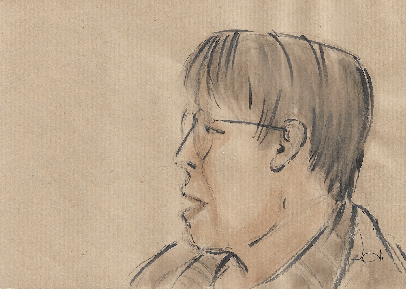 Annie croqu&eacute;e par Phil Duhem