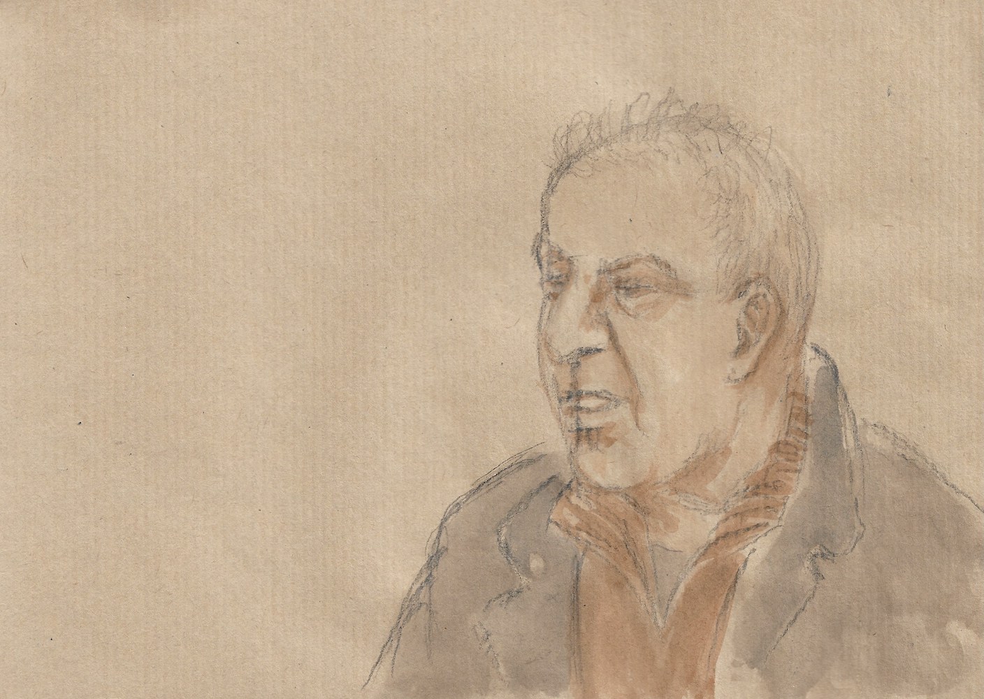 G&eacute;rard croqu&eacute; par Phil Duhem