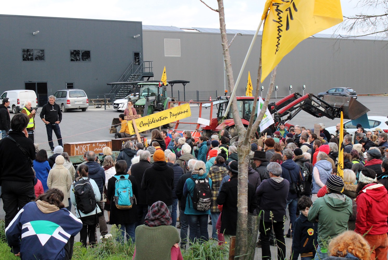 Devant les serres d'Isigny